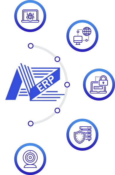 ATOZ ERP security illustration